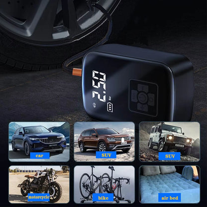 Car Tire Inflator Mini Air Compressor 12V 150PSI Portable Electric Air Pump for Motorcycle Bicycle Tire Air Filling Pump ﻿