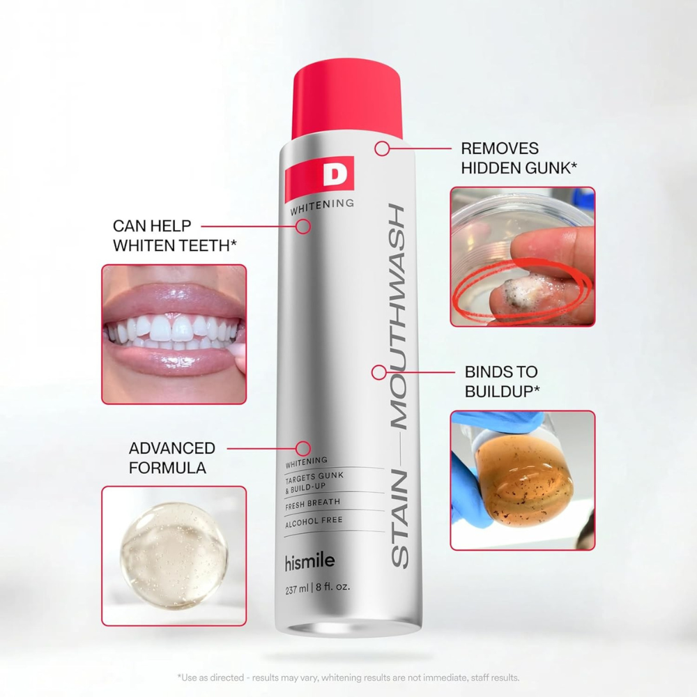 Stain Whitening Mouthwash for White Teeth