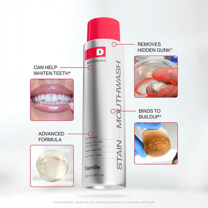 Stain Whitening Mouthwash for White Teeth