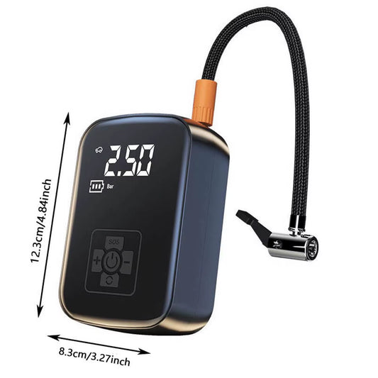 Car Tire Inflator Mini Air Compressor 12V 150PSI Portable Electric Air Pump for Motorcycle Bicycle Tire Air Filling Pump ﻿