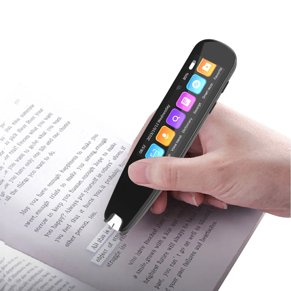 S6 Pro Smart Voice Translator Pen - Effortlessly Communicate in 134 Languages with Multifunctional Scan Reader for Home and Office